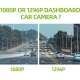 1080p or 1296p dashboard car camera