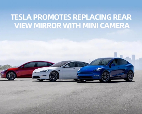 Tesla spare no effort to promote replacing rear view mirror with mini camera