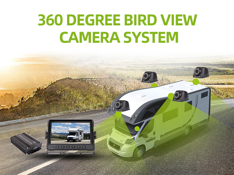AHD 1080P 3D Für Bus Lkw Schule RV 360 Grad Surround View Auto