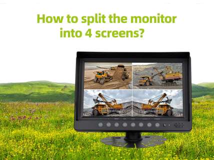 How to split the monitor into 4 screens