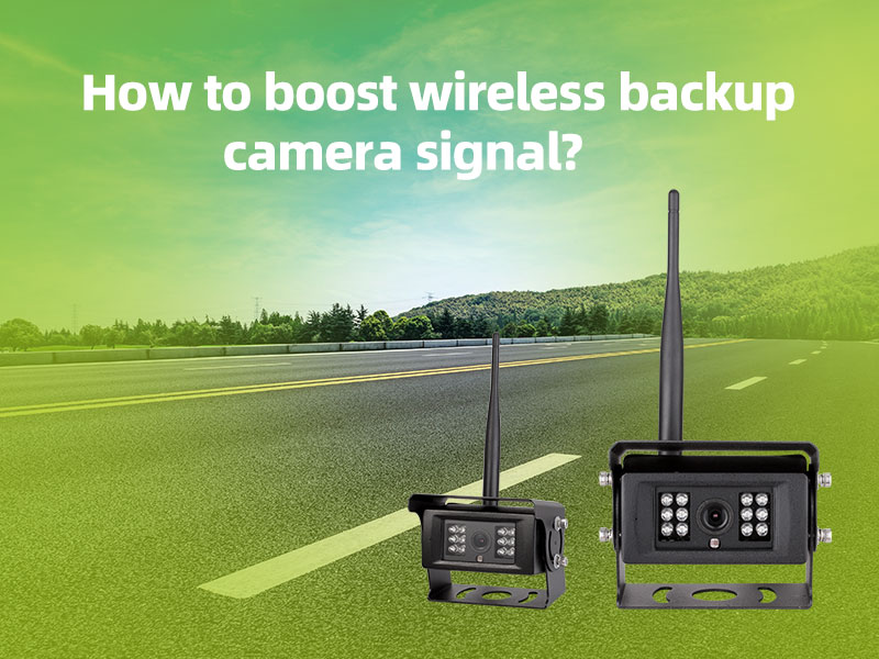 Répéteur de signal d'émetteur Wifi pour caméra de recul arrière de voiture  sans fil pour Ios et Android 903s Hd 903w