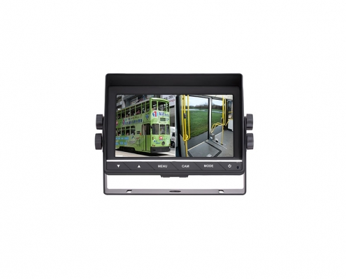 JY-M745T 7 inch touch control digital LCD monitor with 4 optional audio input