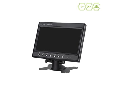JY-M07 7 Inch AHD-monitor met 2 camea's en 1 audio-ingang插图1