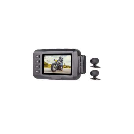 M3000 4G remote monitoring motorcycle dash cam with front and rear 1080P camera