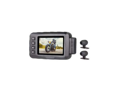 M3000 4G remote monitoring motorcycle dash cam with front and rear 1080P camera