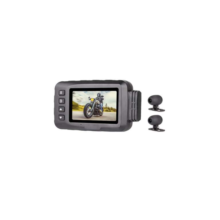 M1500 motorcycle dash cam with dual 1080P HD night vision camera Luview