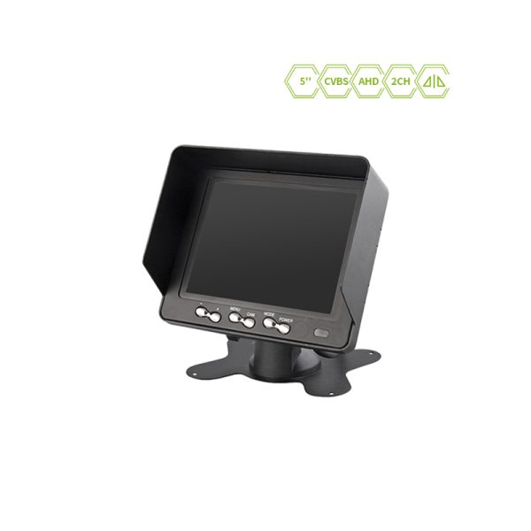JY-M500 Parasole da 5 pollici Monitor LCD TFT digitale a 2 canali di ingresso缩略图