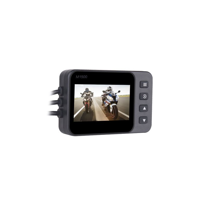 thumbnail interactive-video image 1 of Motorcycle Dash Cam Front Rear Camera Dual Video HD 1080p, Black 1149 1 of 9