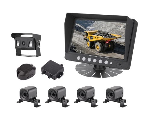 JY-PT01 Parking radar sensor system with backup camera, monitor and CVBS signals input插图1
