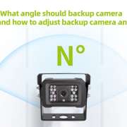 What angle should backup camera be and how to adjust backup camera angle
