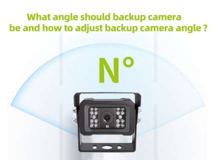 What angle should backup camera be and how to adjust backup camera angle