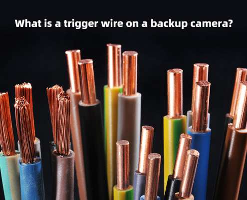 What is a trigger wire on a backup camera