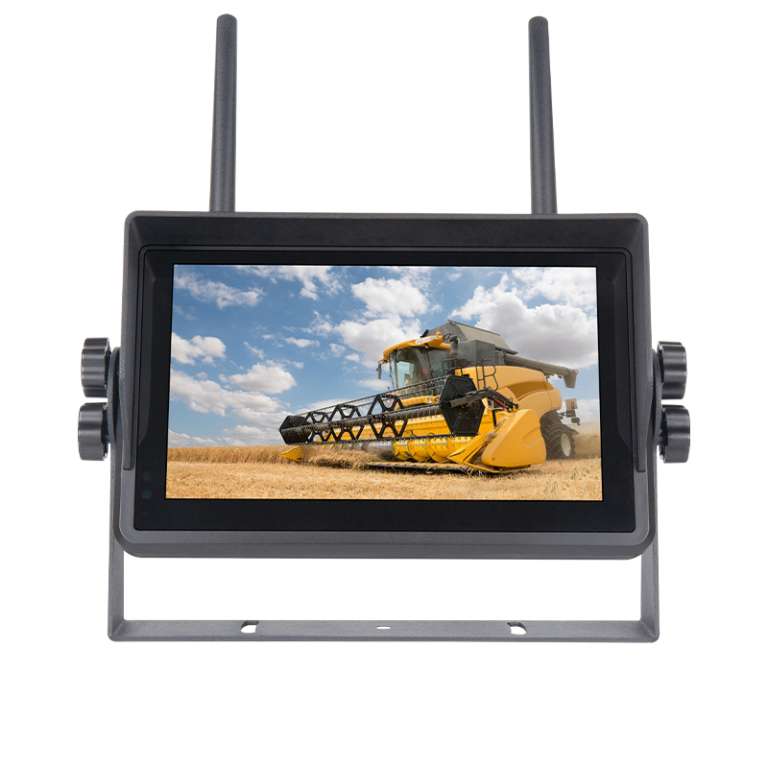 JY-M745T 7 inch touch control digital LCD monitor with 4 optional audio ...