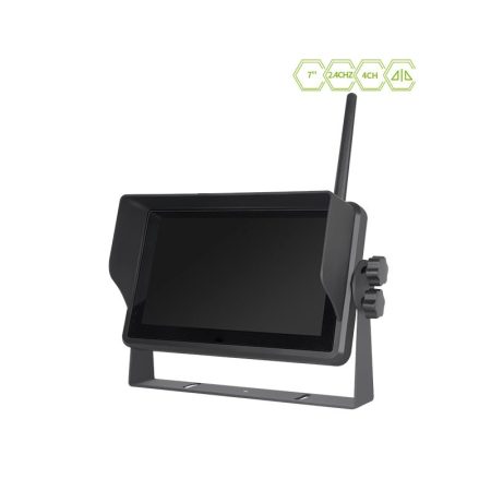 JY-M175W 2.4GHz HD digital tanpa wayar tanpa sempadan 7 inci paparan kuadrat 16:9 monitor LCD