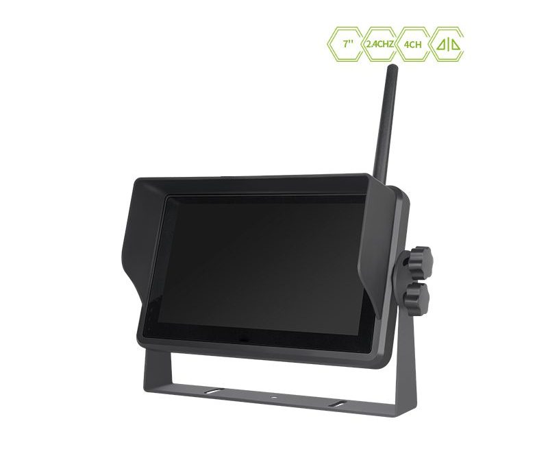 JY-M175W 2.4GHz HD digital wireless 7 inch quad view 16:9 LCD monitor插图