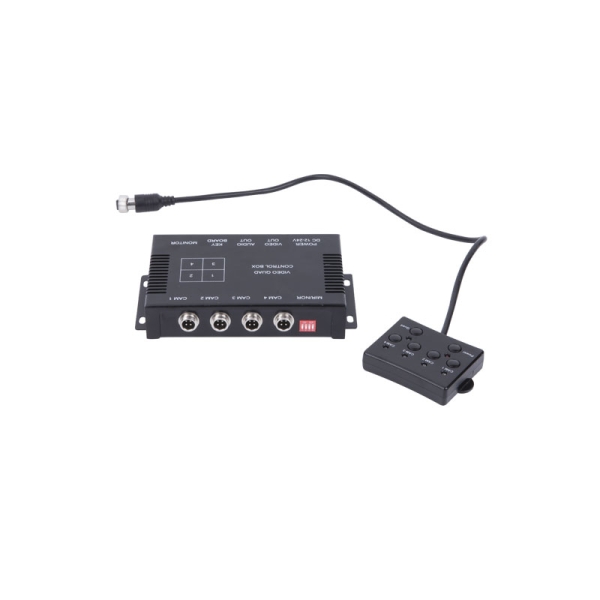 JY-CB05 quad video splitter box with display switch controller