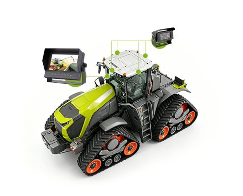 LUVIEW 7 Inch waterproof monitor rear view system with night vision camera插图1