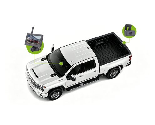 Kit de caméra de recul sans fil 2.4GHz digital HD 4.3 inch插图1