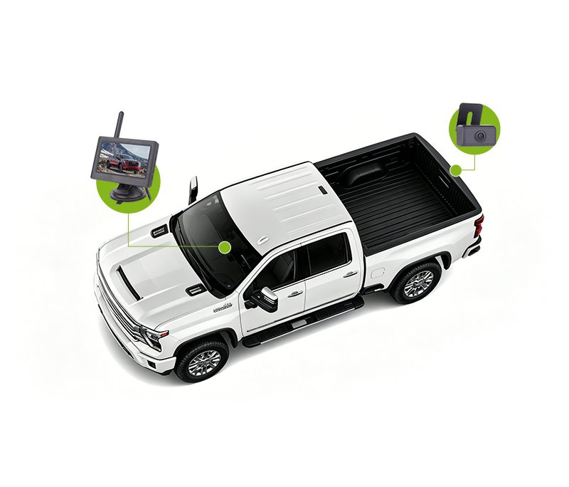Kit de caméra de recul sans fil 2.4GHz digital HD 4.3 inch插图