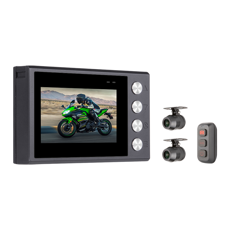 Caméra De Moto Étanche 1080p Dvr, Dashcam De Moto, Caméra Avant Et