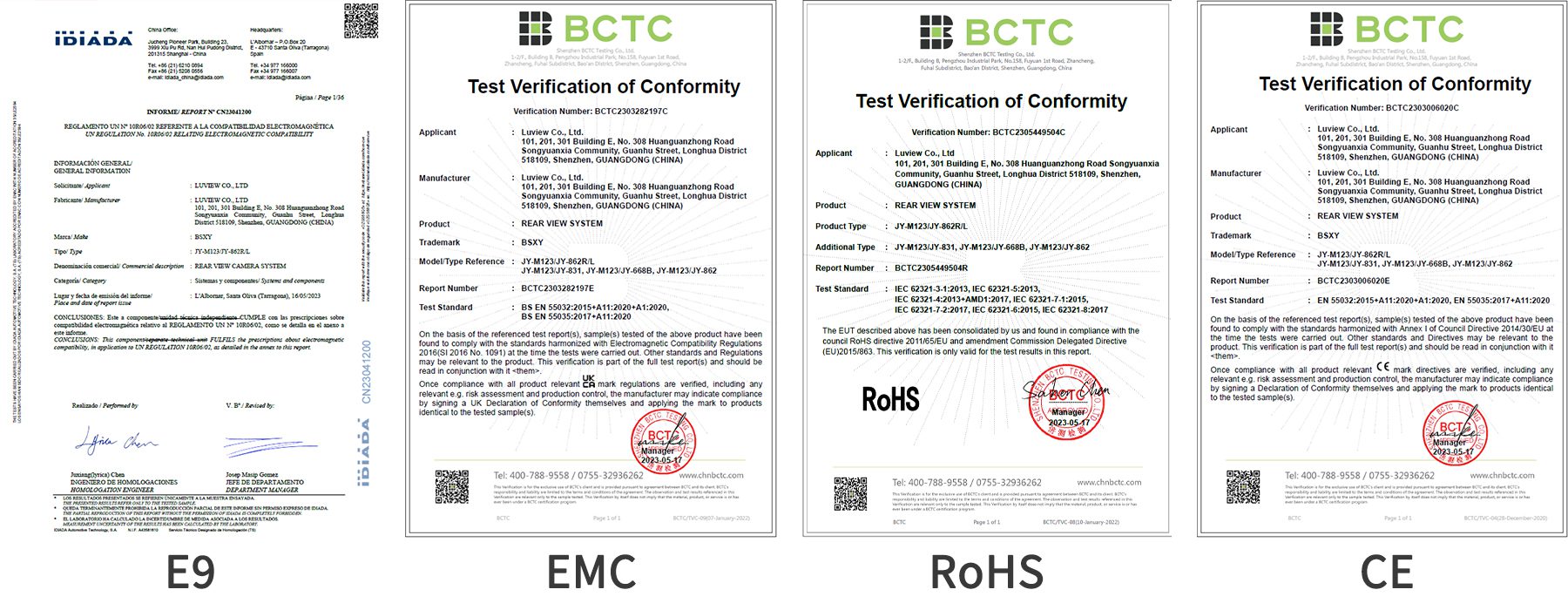 UN ECE R46 certificated 12.3 inch 1080P electronic rear view mirror system with split view screen插图11 UN ECE R46 certificated 12.3 inch 1080P electronic rear view mirror system with split view screen插图11