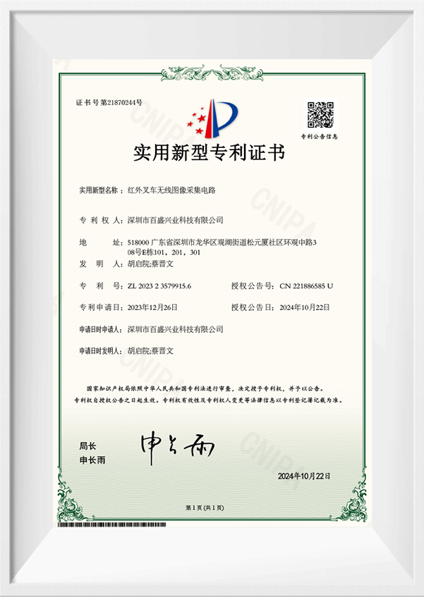 luview utility patent certificate