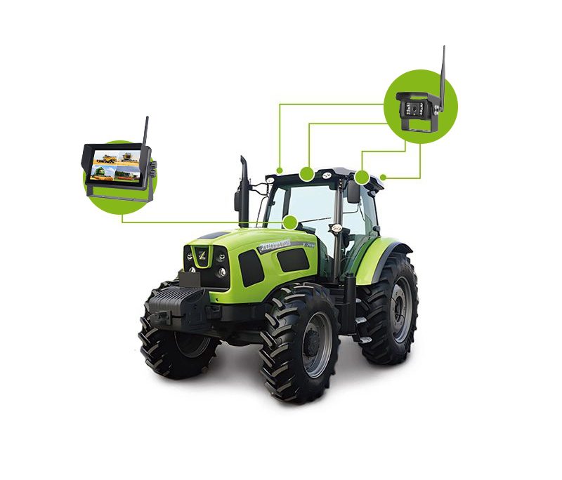 7 Inch 1080P HD wireless touch screen backup camera system插图