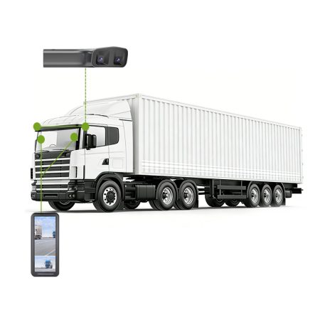 UN ECE R46認証取得 12.3インチ 1080P 電子式リアビューミラーシステム（分割表示画面付き）