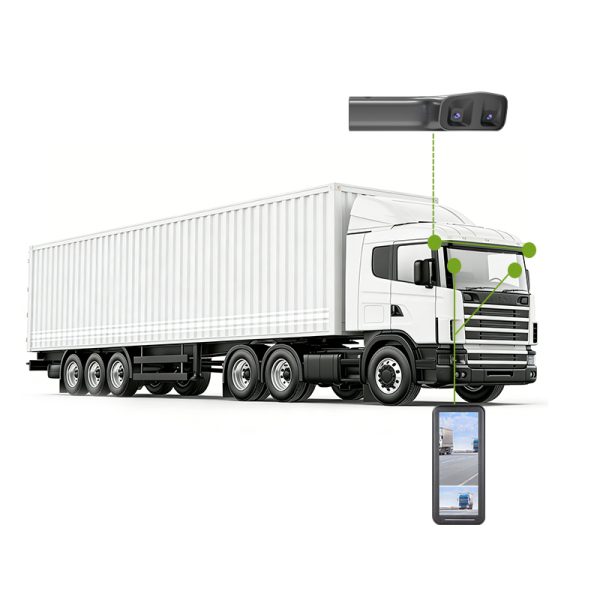 UN ECE R46 certificated 12.3 inch 1080P electronic rear view mirror system with split view screen缩略图