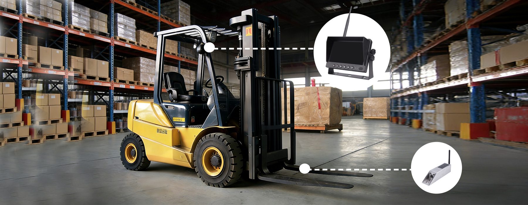 Can Wireless Safety Cameras Integrate with Other Forklift Safety Systems插图