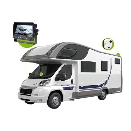 AHD doble cámara rv monitoreo sistema de visión trasera缩略图
