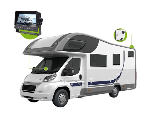 AHD dual-camera rv monitoring rear view system插图1