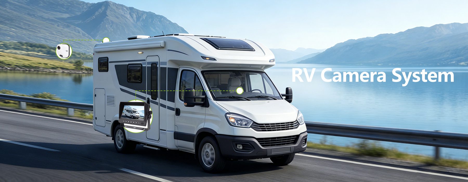 Cámaras traseras para remolques de viaje: cómo mejorar la visibilidad traseraIlustración