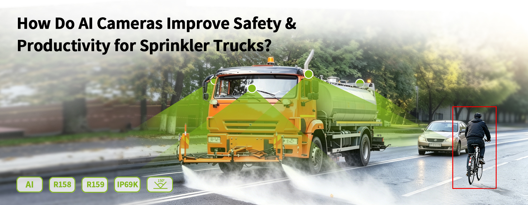 How Do AI Cameras Improve Safety & Productivity for Sprinkler Trucks?插图